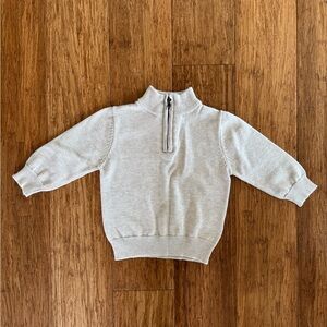 Rugged Butts Half Zip Long-sleeved Sweater • Size 12-18months